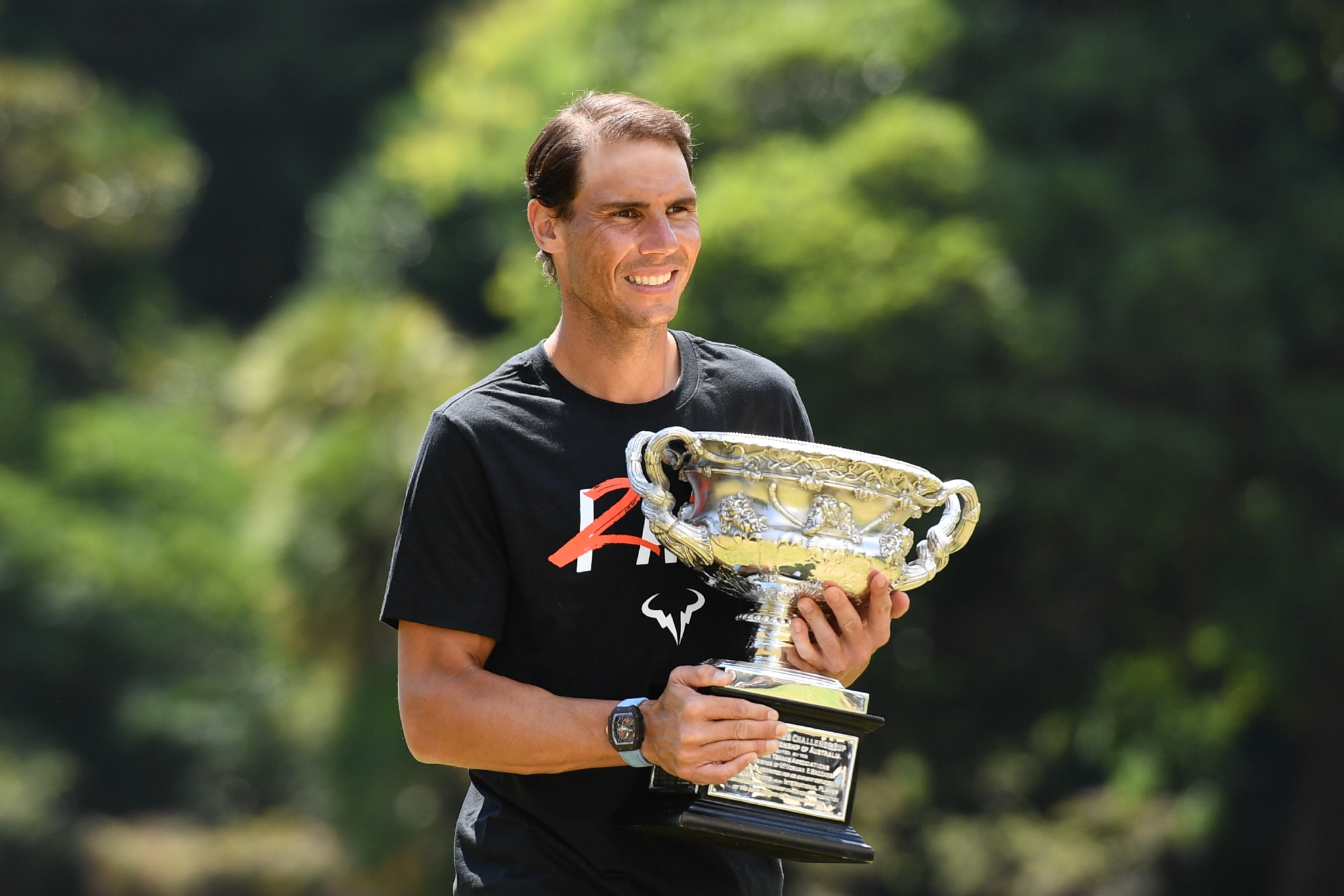 澳网力克拉沃尔杯，纳达尔带队取胜